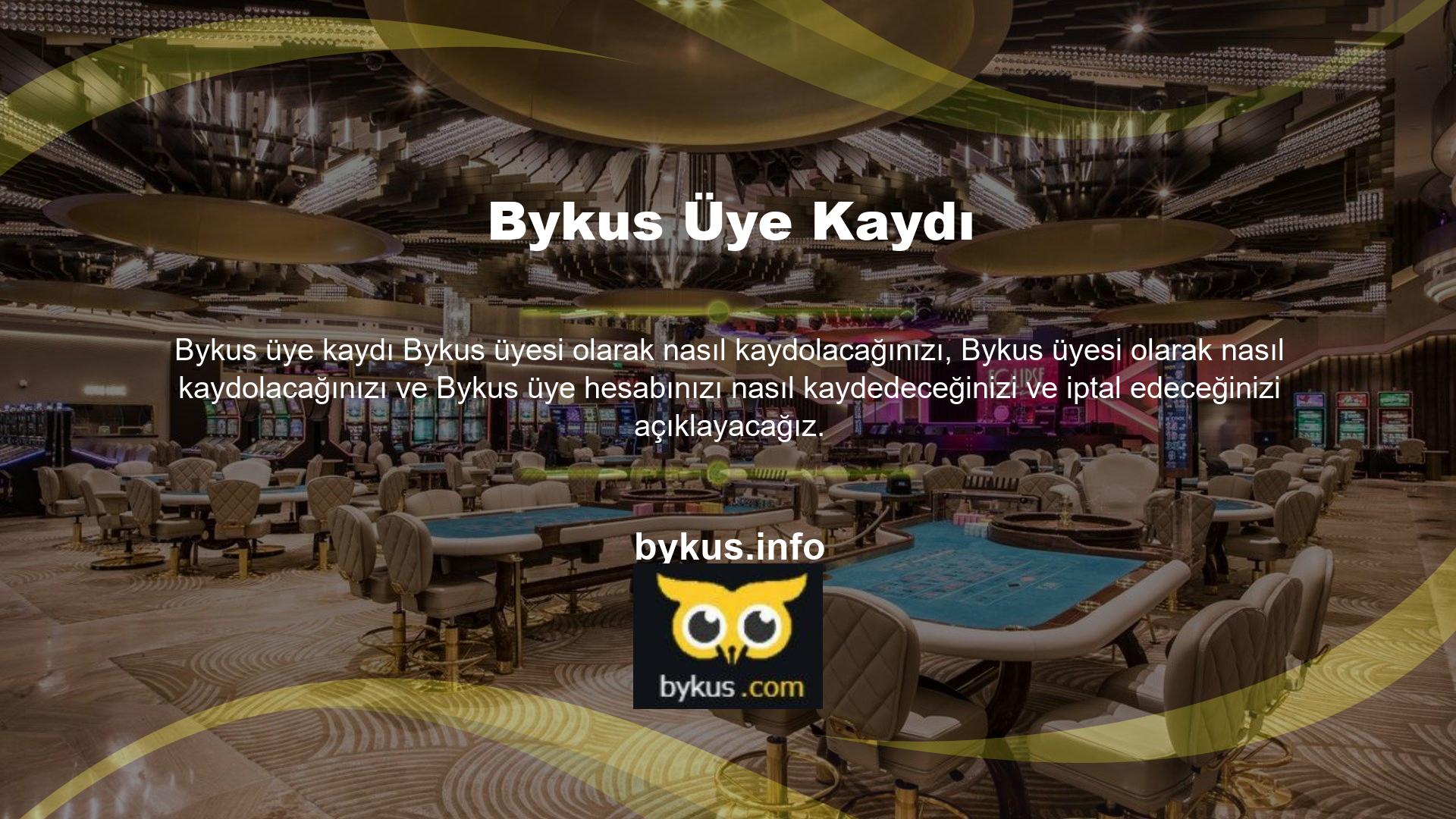Bykus, Türkiye'nin en güvenilir casino sitelerinden biridir ancak birçok istisna vardır
