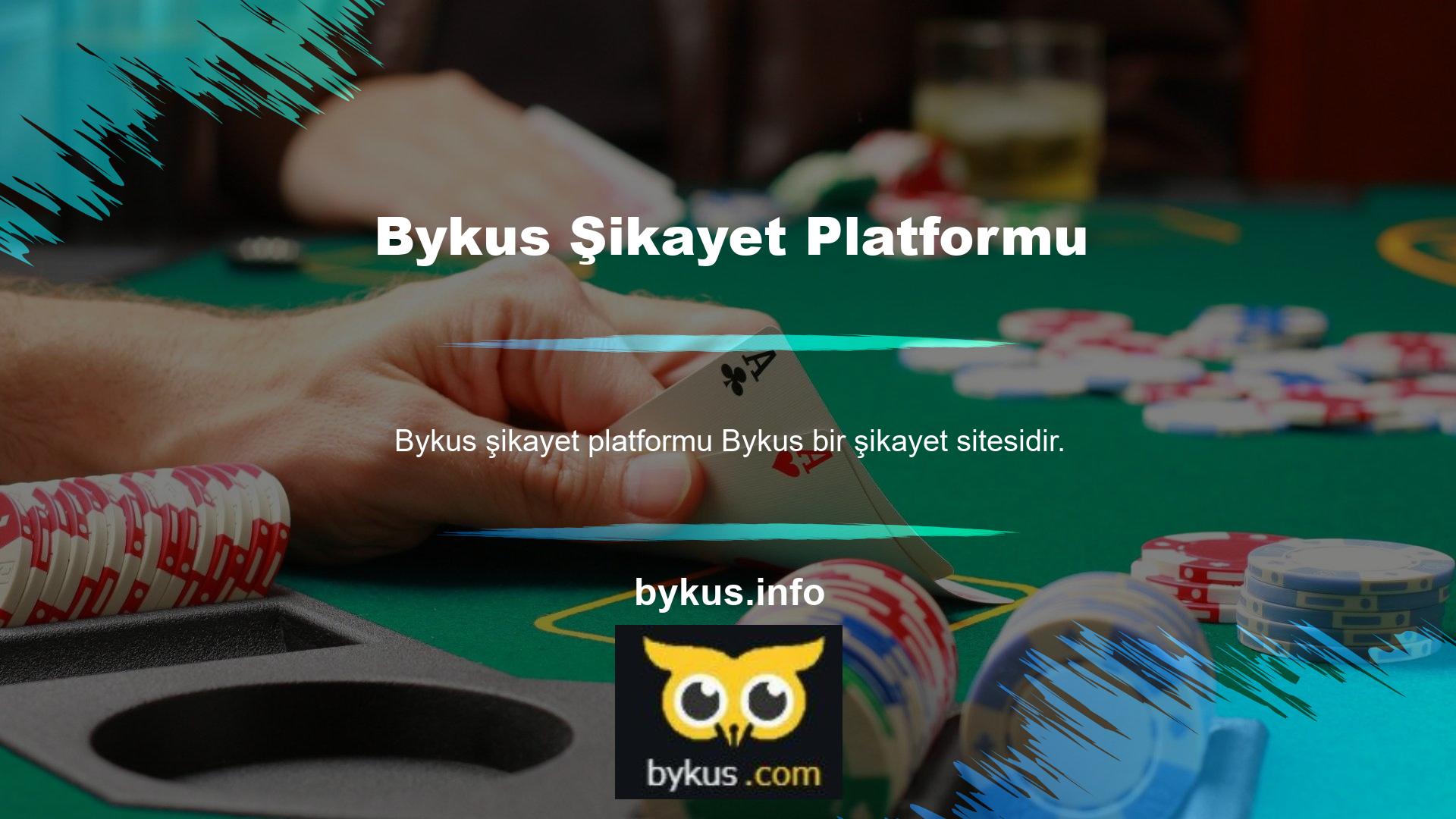 Bykus web sitesinde bir sorun varsa, lütfen Bykus giriş merkezi ile iletişime geçin